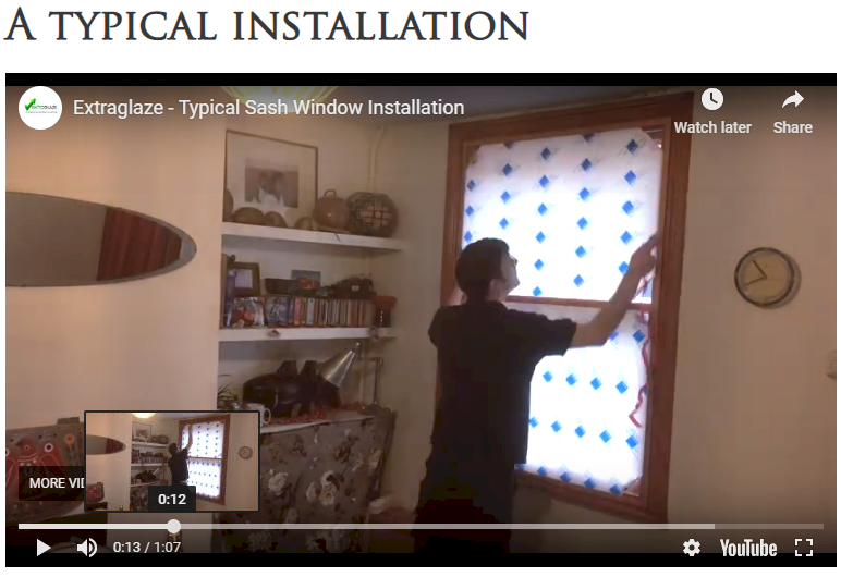 Extraglaze Secondary Glazing - Video Guides Extraglaze Secondary Glazing - Video Guides